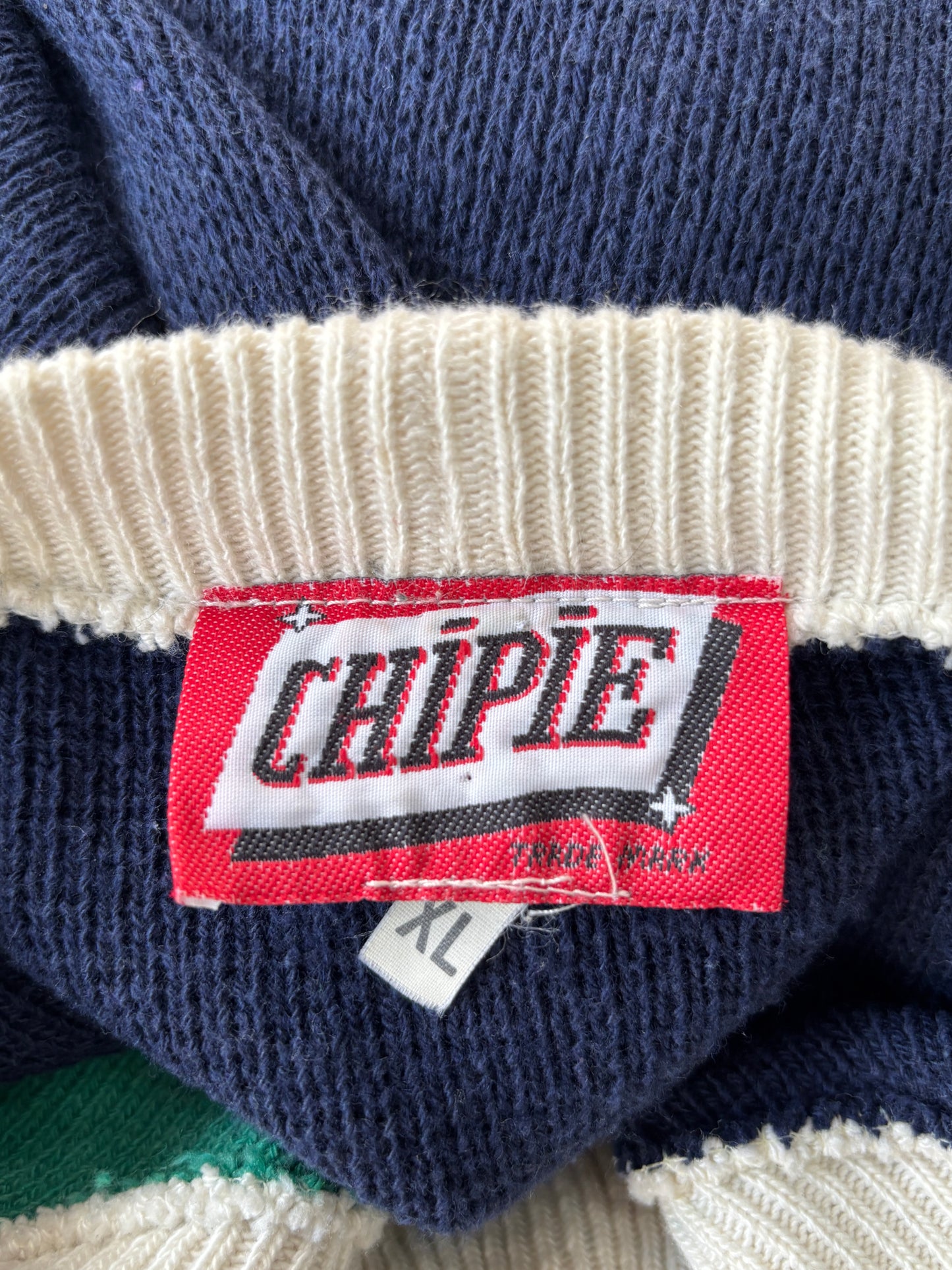 Patch worked mulch colour knit