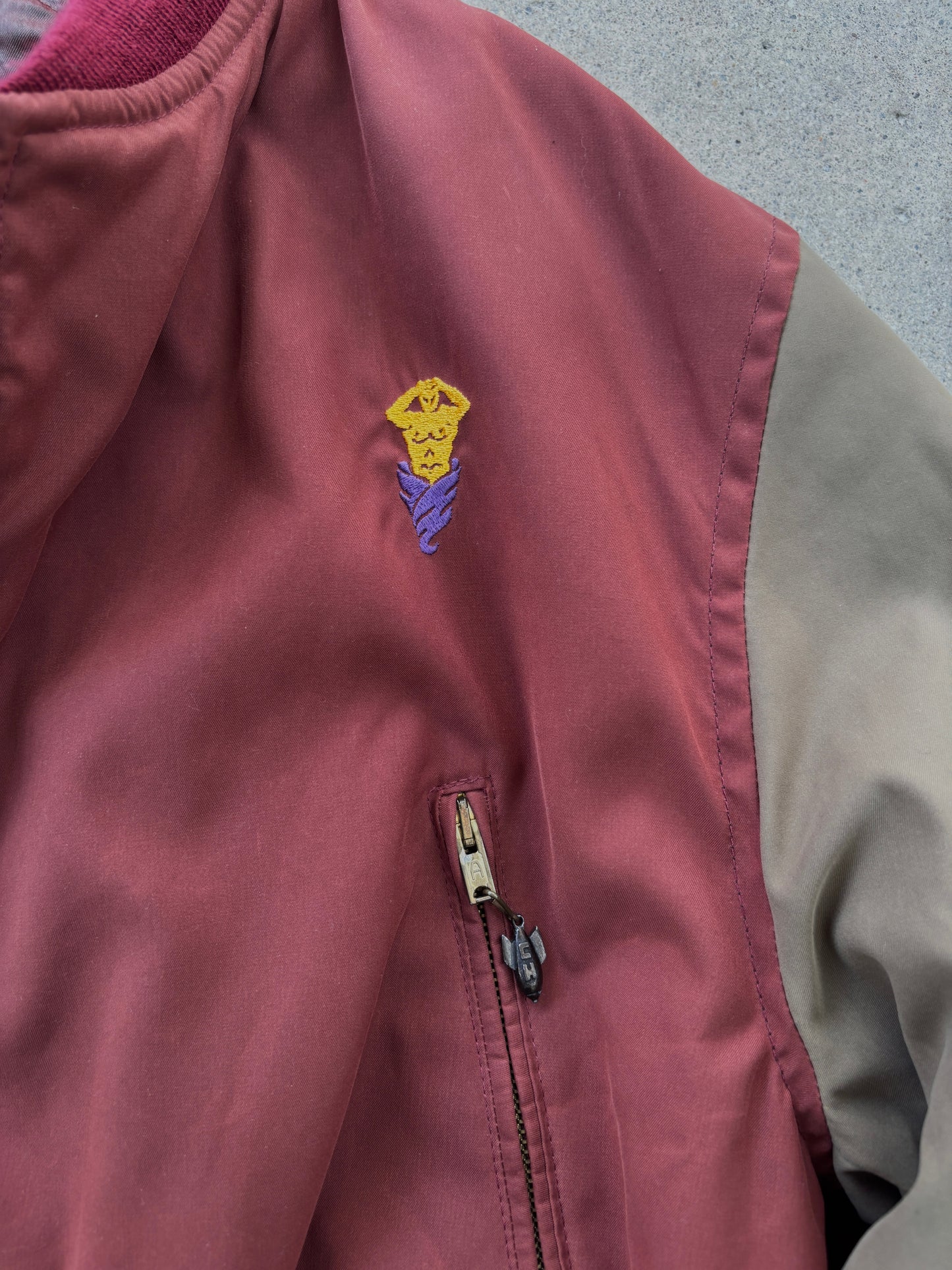 Late1980s-early1990s Colour switching rocket zip bomber jackets