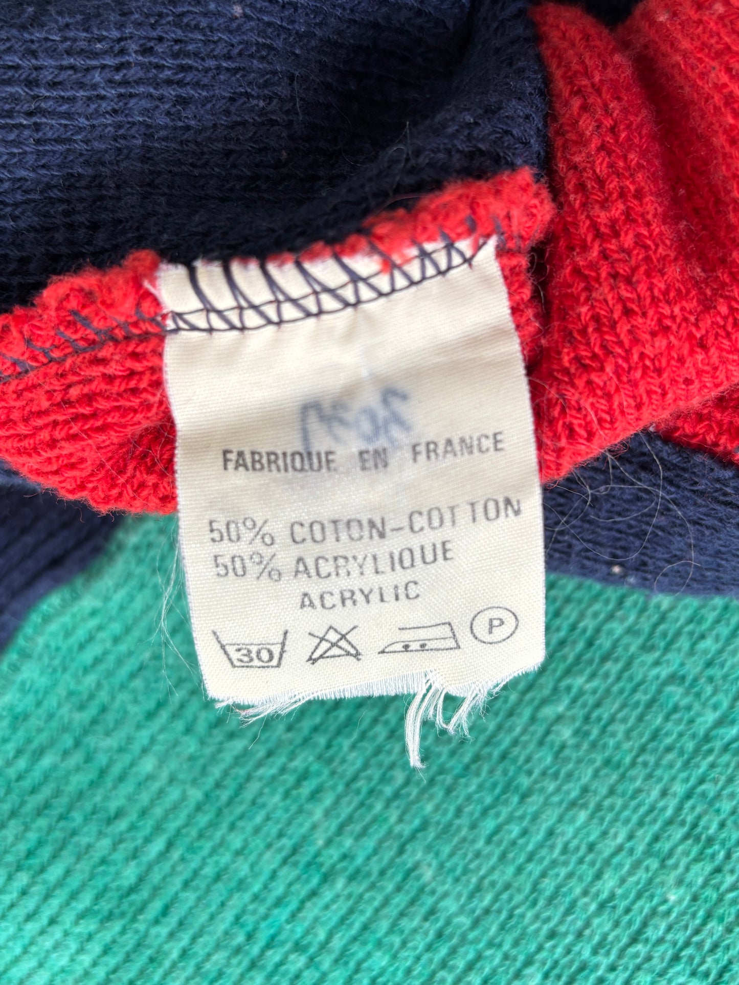 Patch worked mulch colour knit