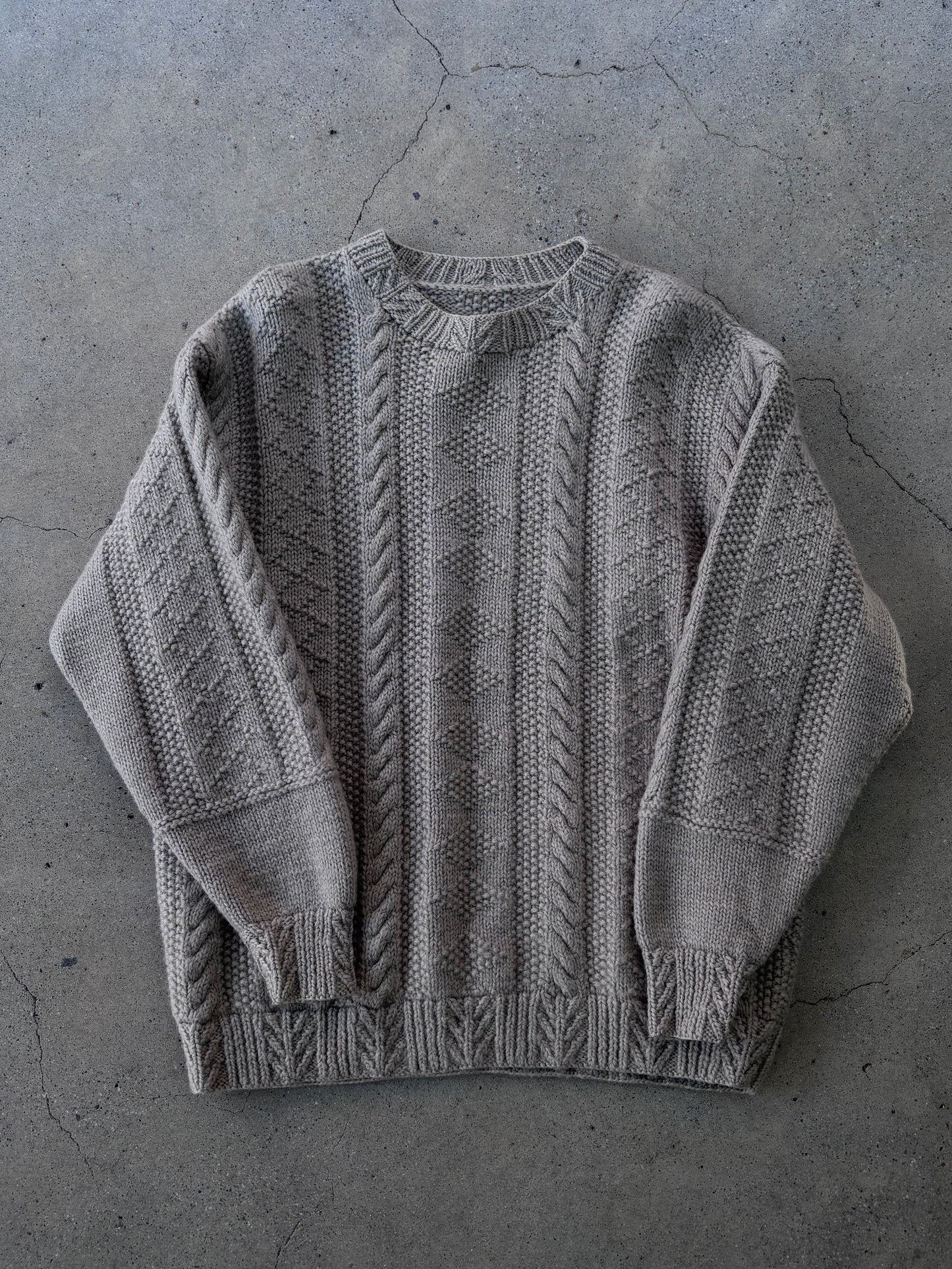 circaLate1980s meticulous loomed  jumper