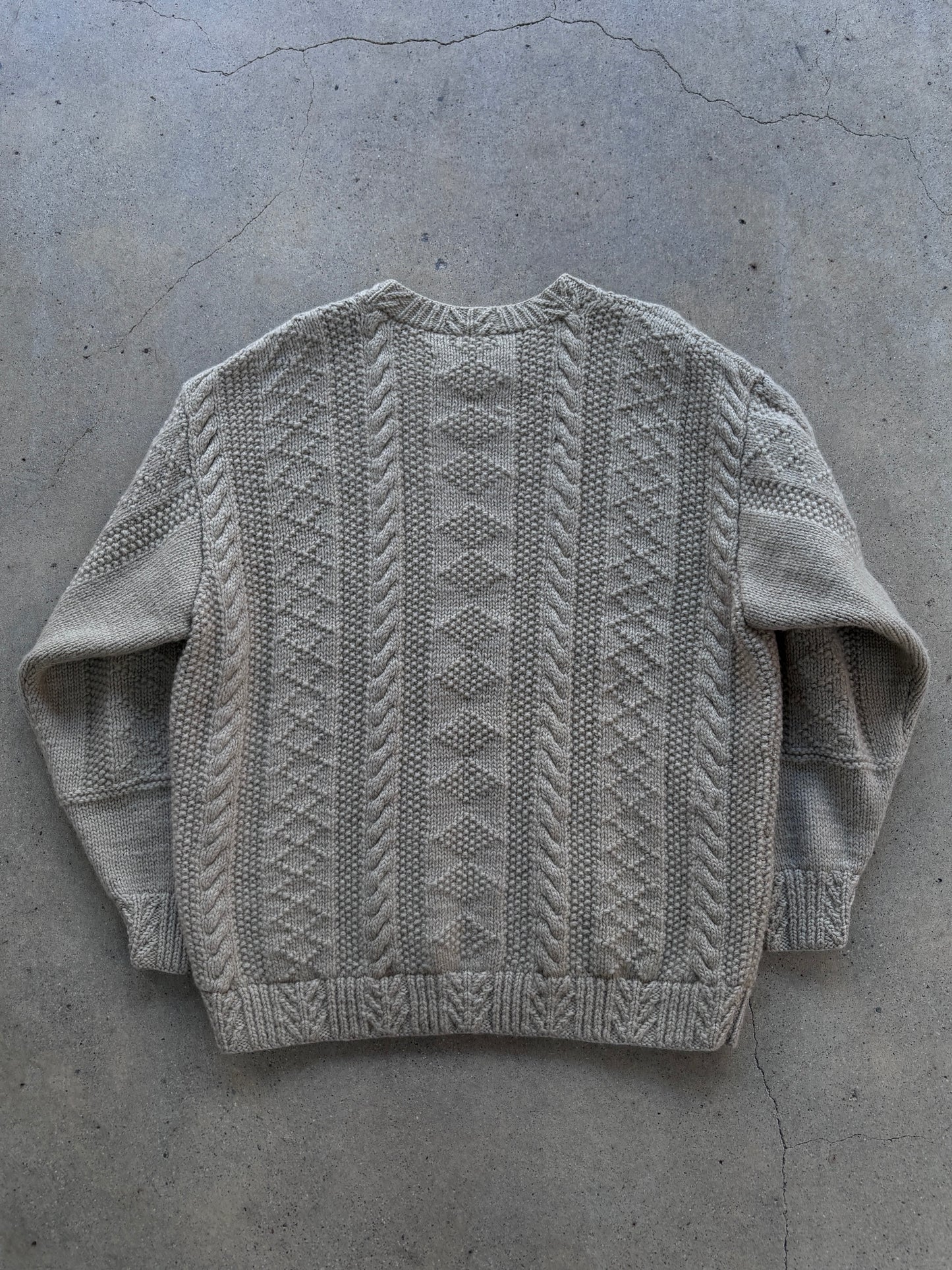 circaLate1980s meticulous loomed  jumper