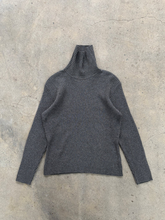 1990s wool × nylon rib knit