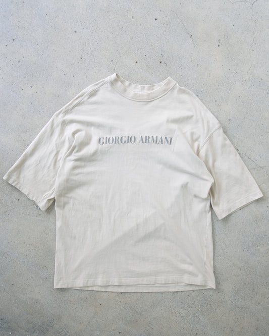 1990s logo graphic half-sleeved tee