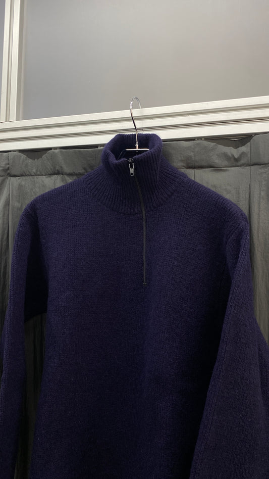 Half zip knit