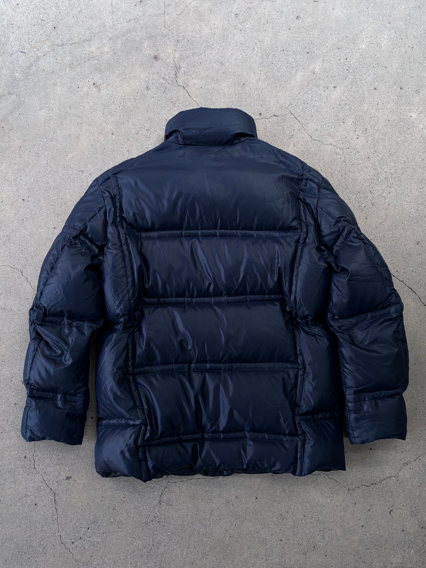 e2000s irregular cut down jacket