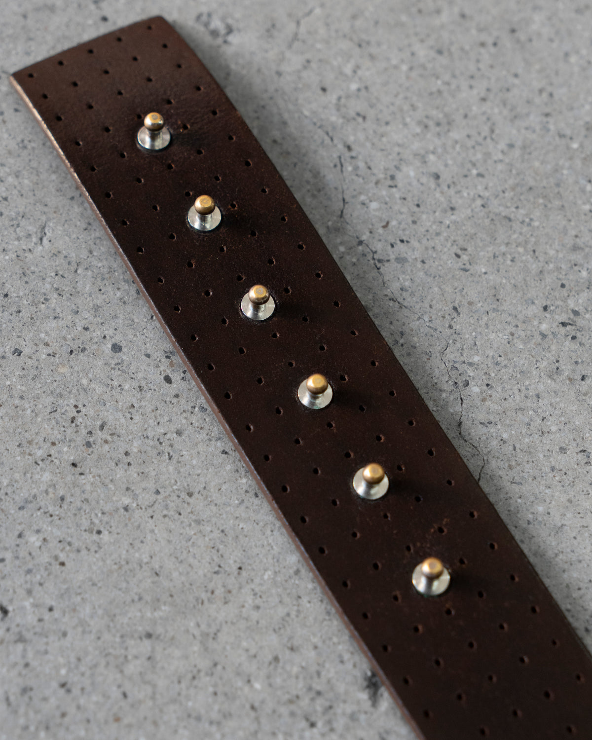 Punched Leather Belt