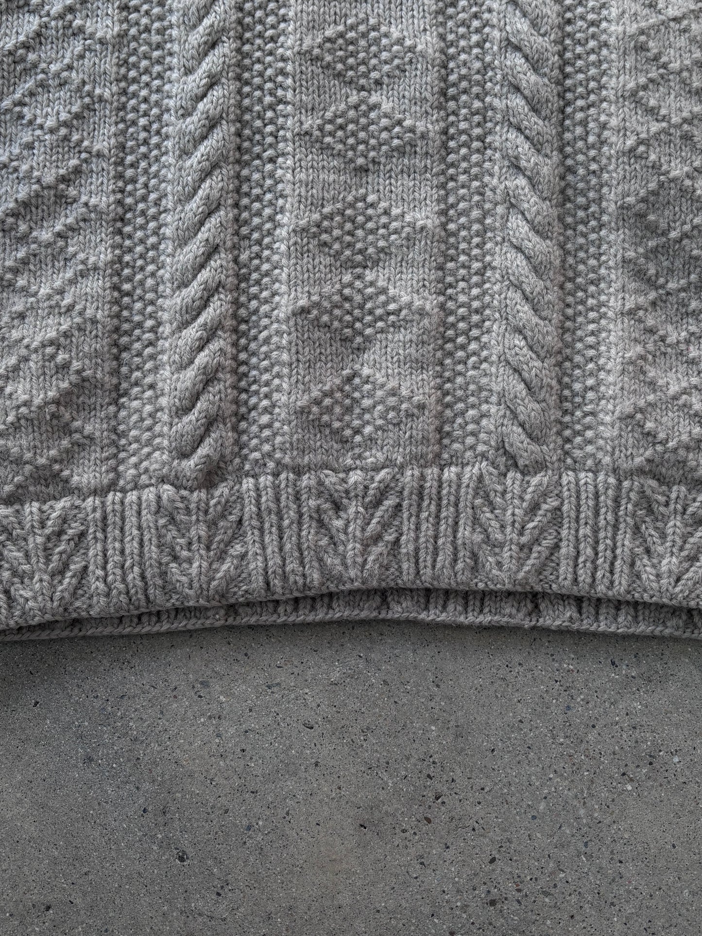 circaLate1980s meticulous loomed  jumper