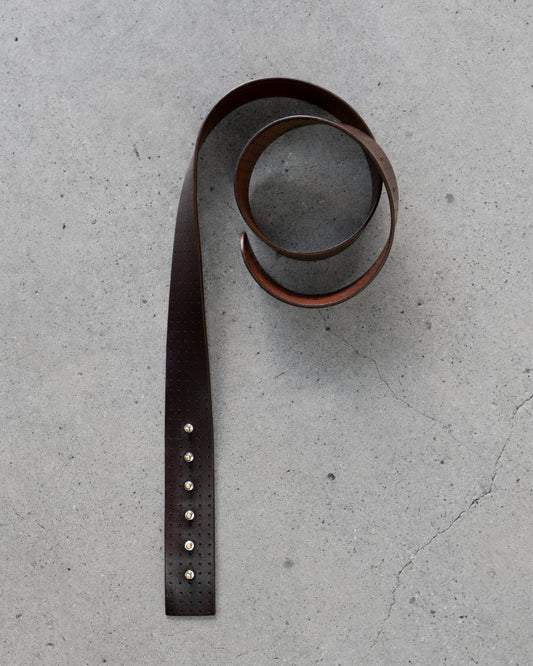 Punched Leather Belt