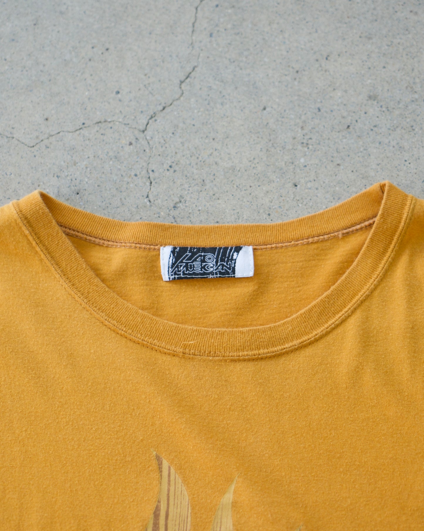 1998ss Fire graphic designed T-shirt