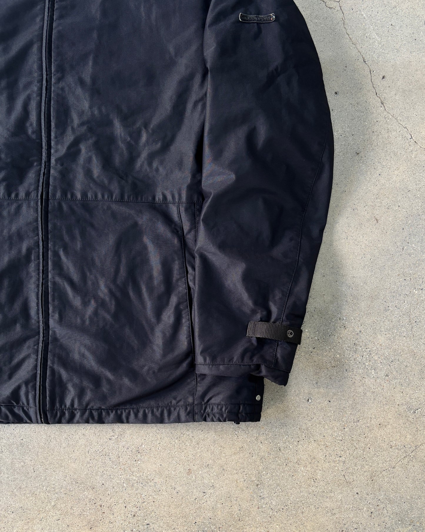 1999s technical nylon puffer jacket