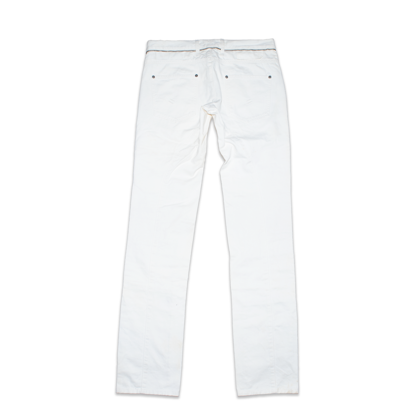 2004s Zip-designed denim pants