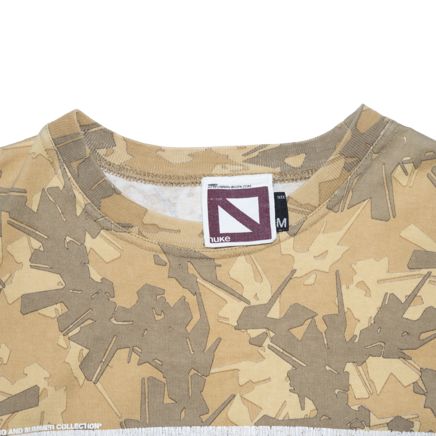 2002S/S Original camoflage printed tee