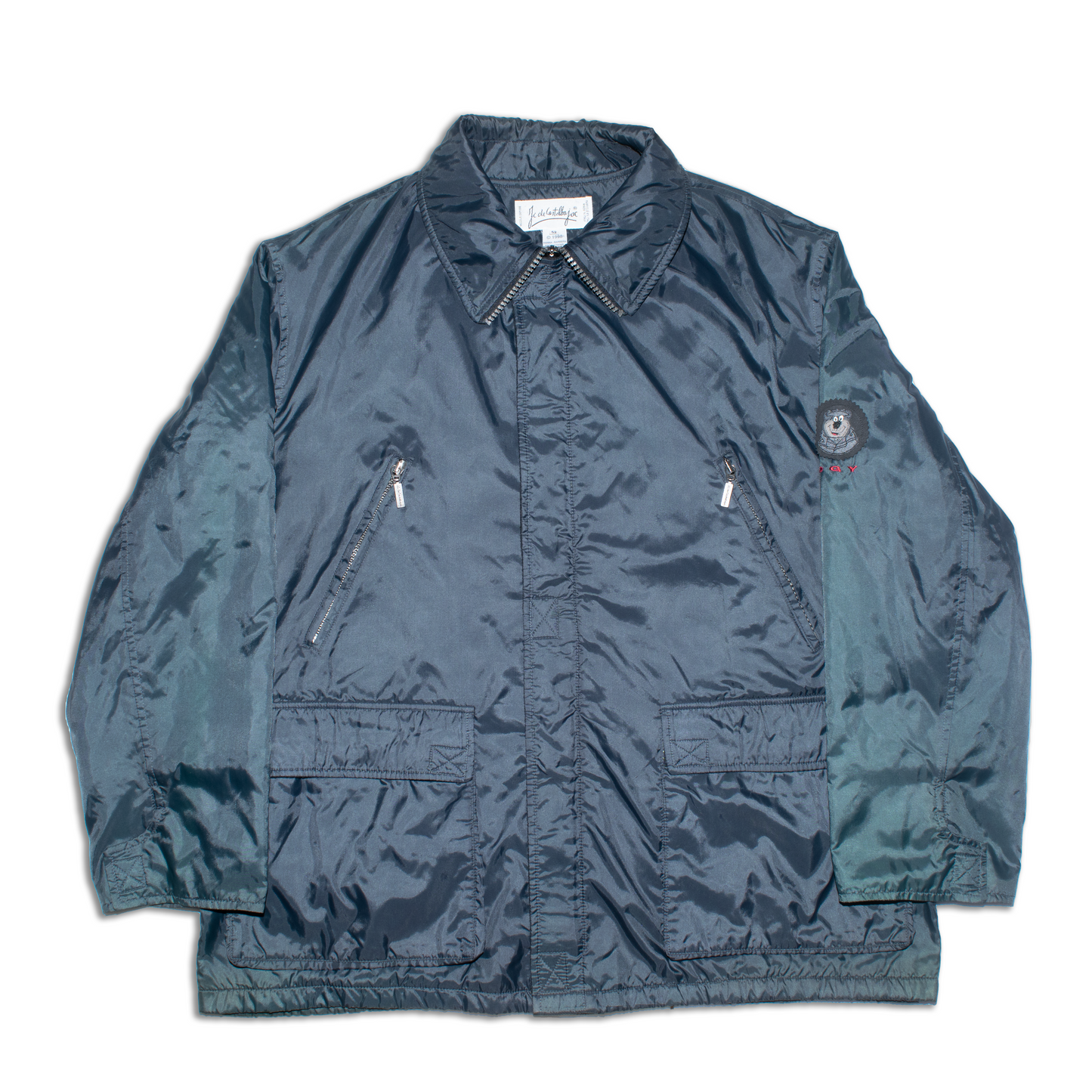 1998s high neck puff jacket