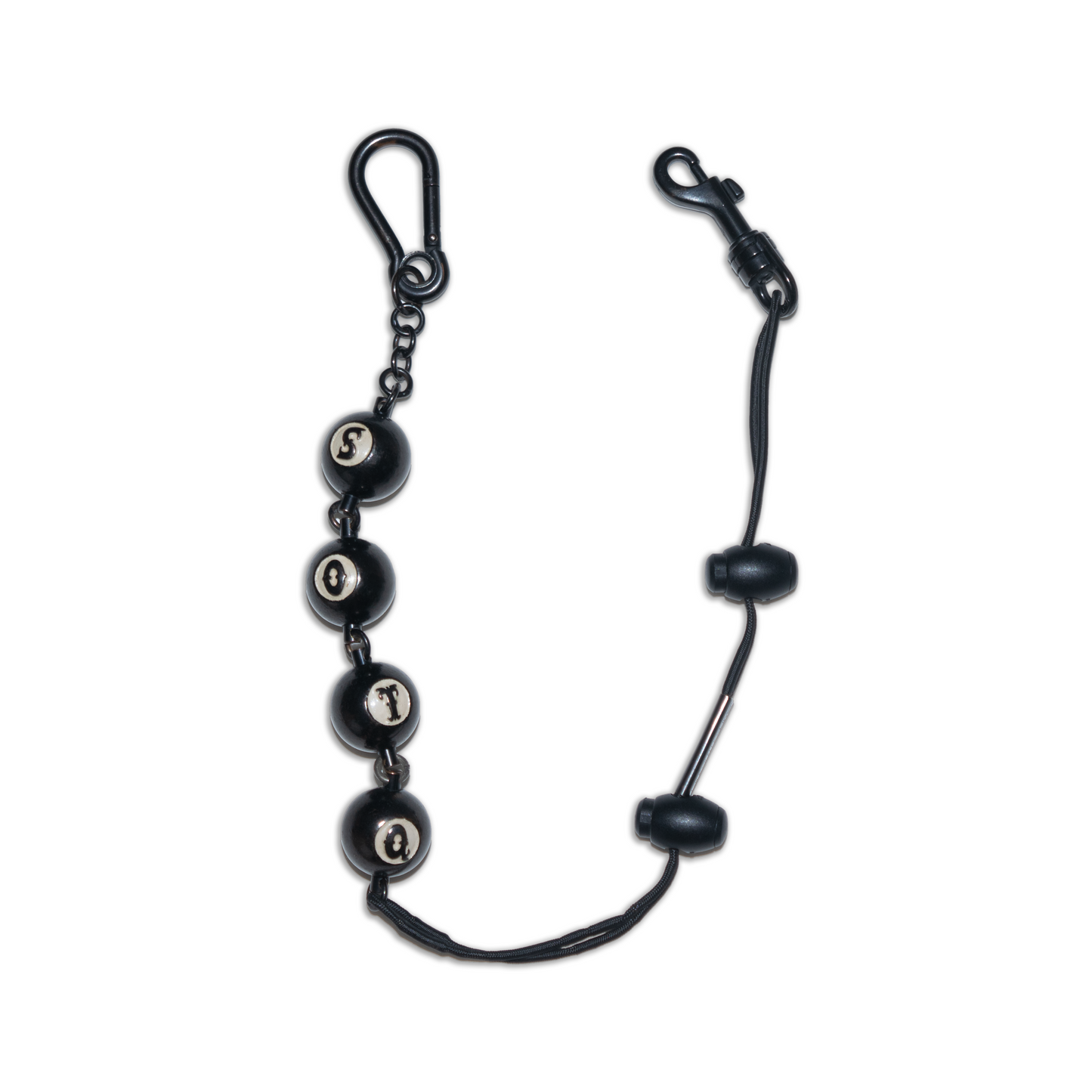 "SOTQ" Billiard balls' wallet chain