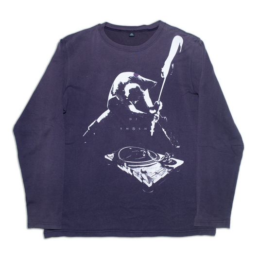 "The Clash smashing DJ" long sleeved tee