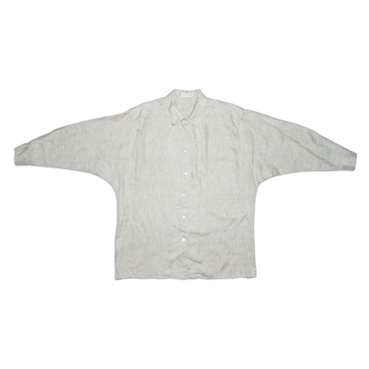 Dolman sleeve linen shirt