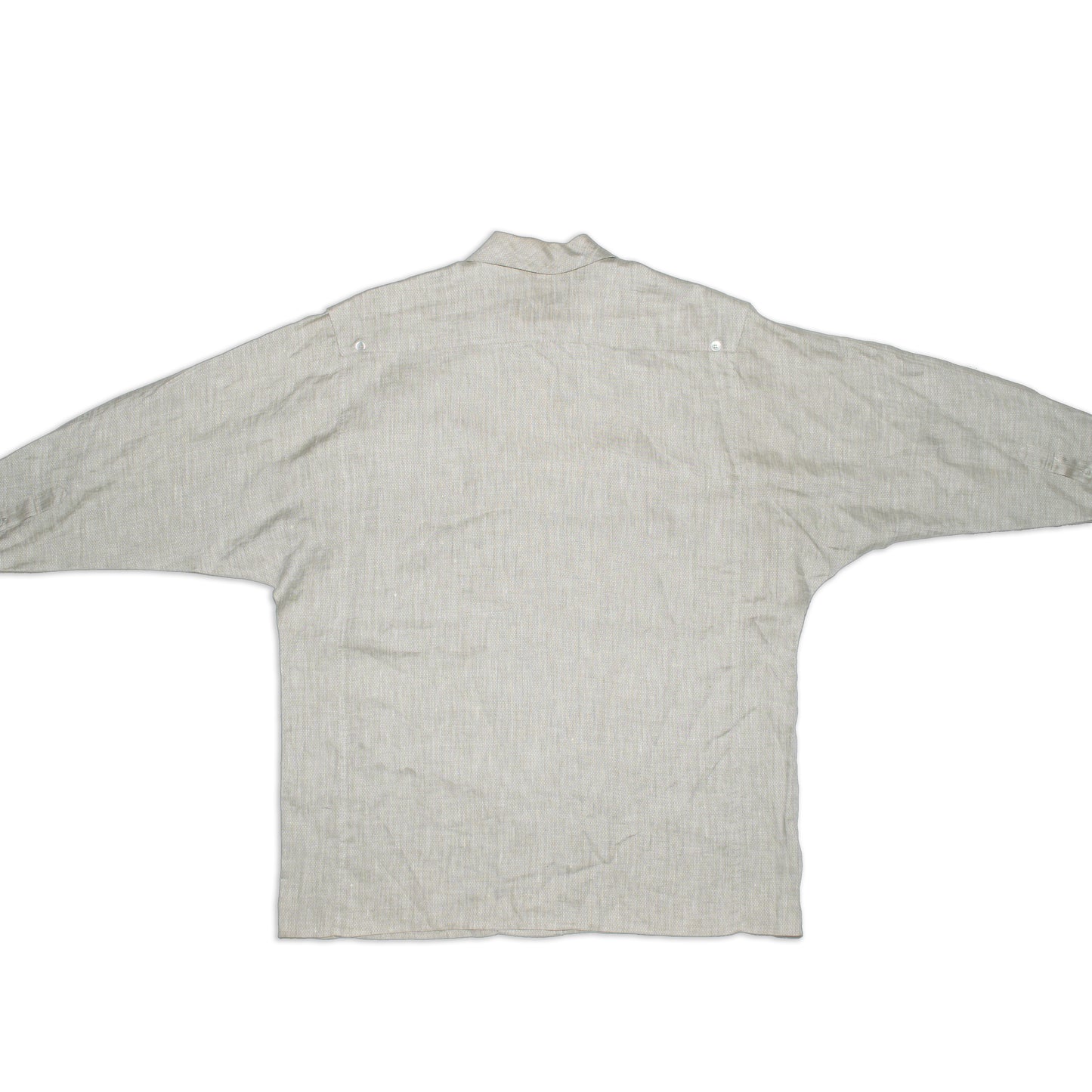 Dolman sleeve linen shirt