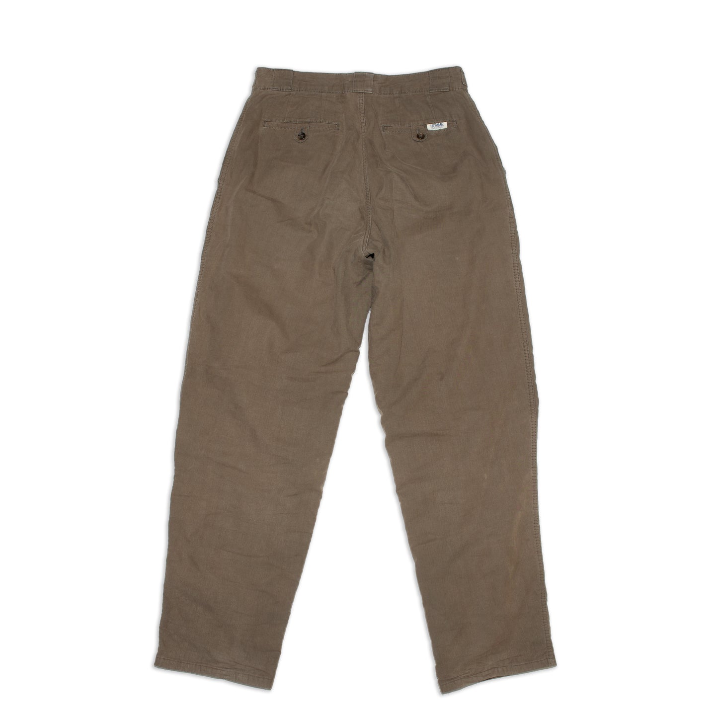 1978-83s ”デカオム”Cotton-puffed double-tuck trousers