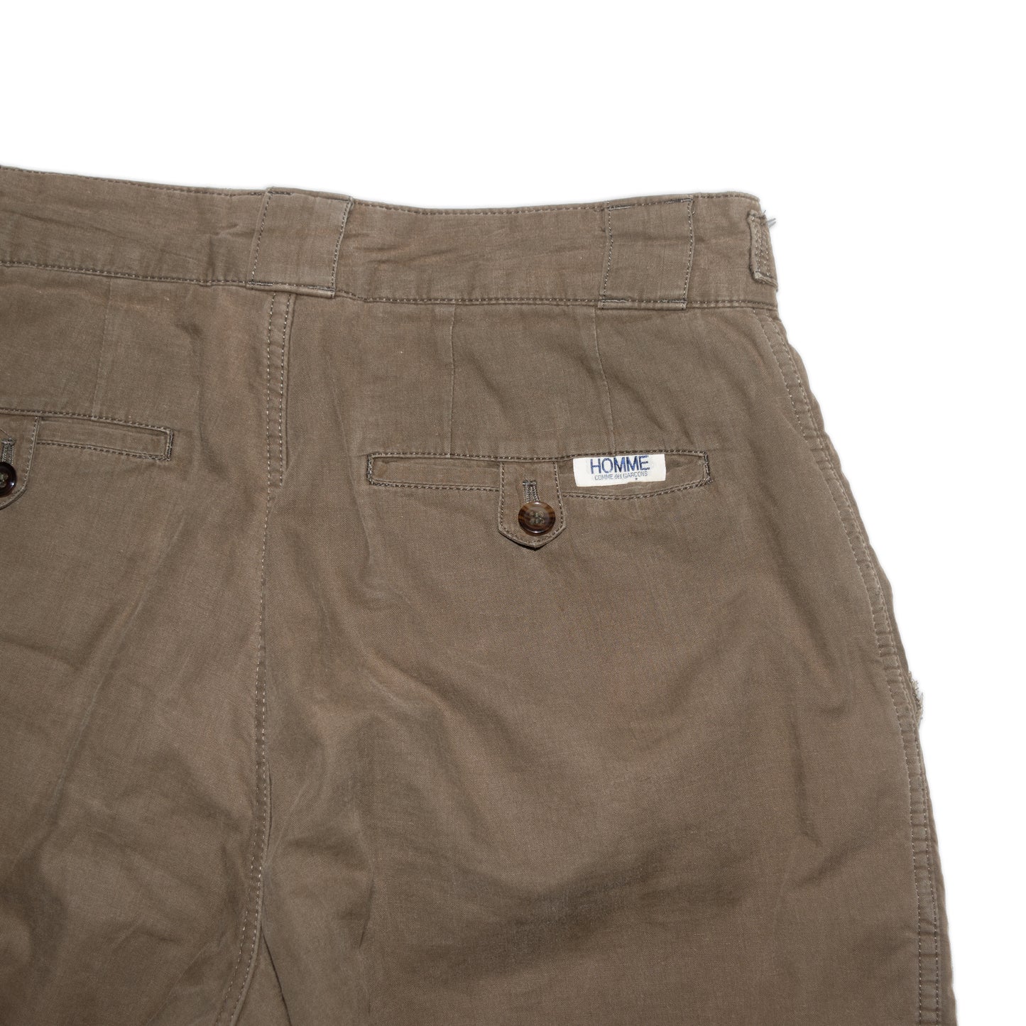 1978-83s ”デカオム”Cotton-puffed double-tuck trousers