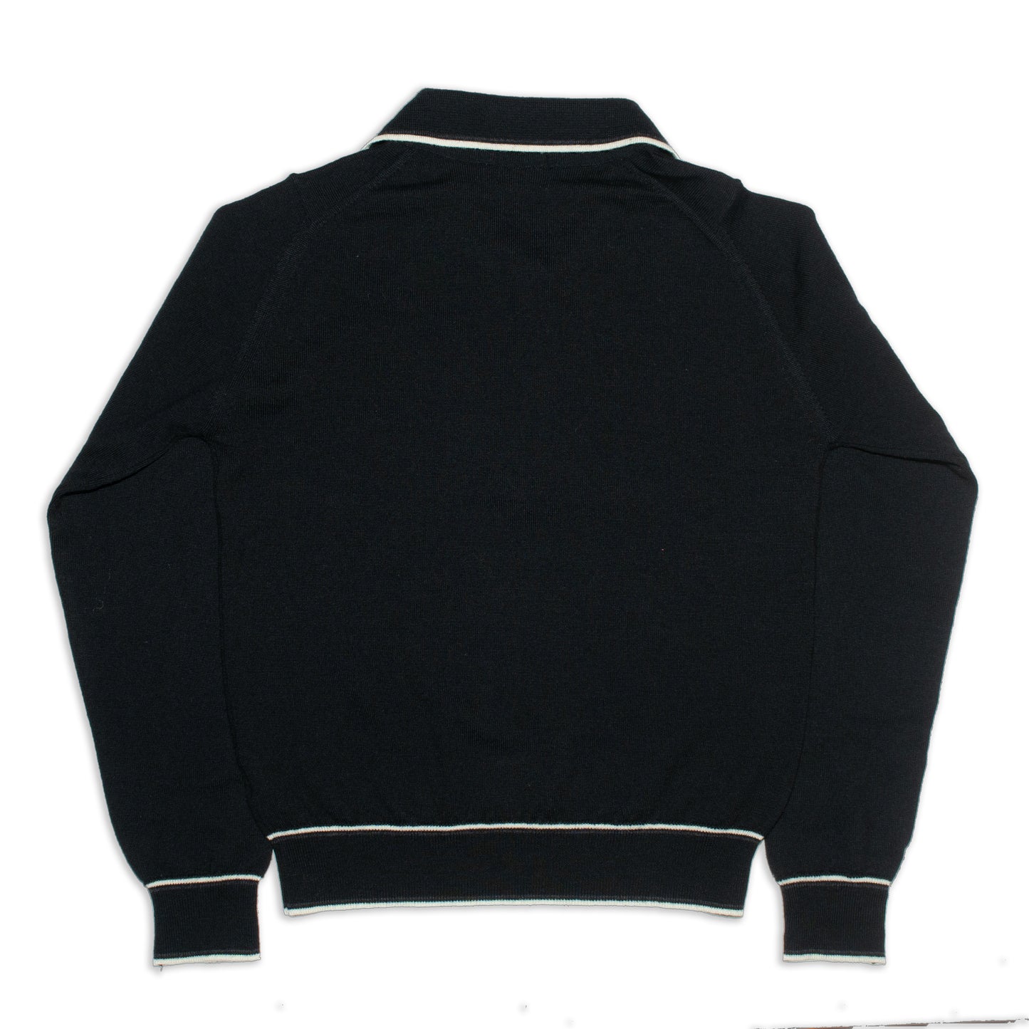 1990s V-neck high gauge sweater with collar