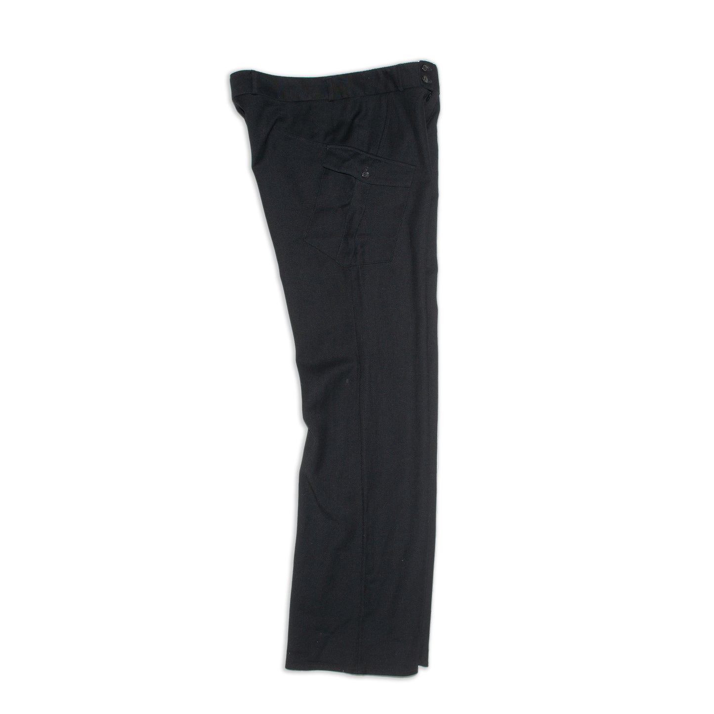 Early2000s wool straight trousers with diagonal pockets