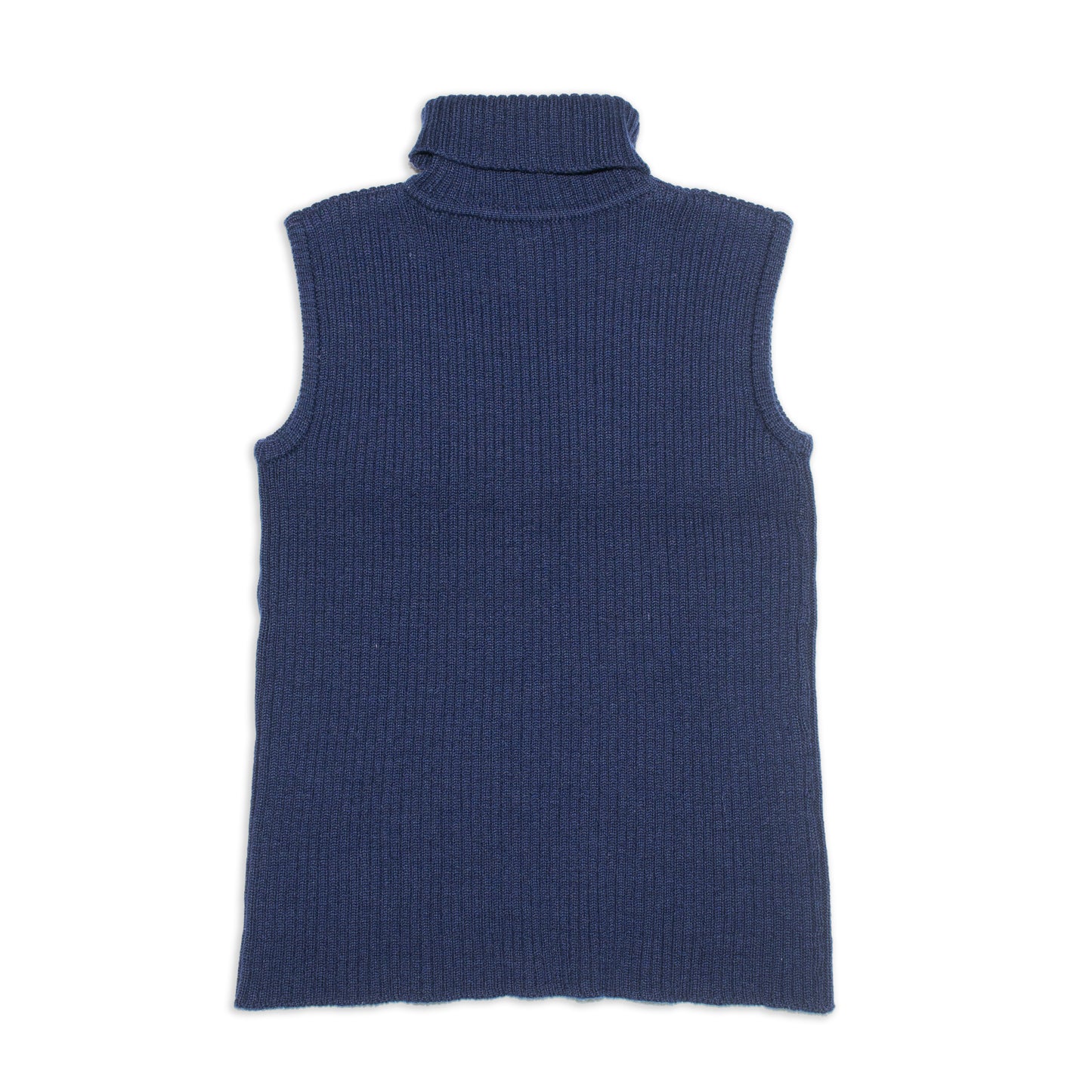 late1980s-early1990s High-neck sleeveless knit