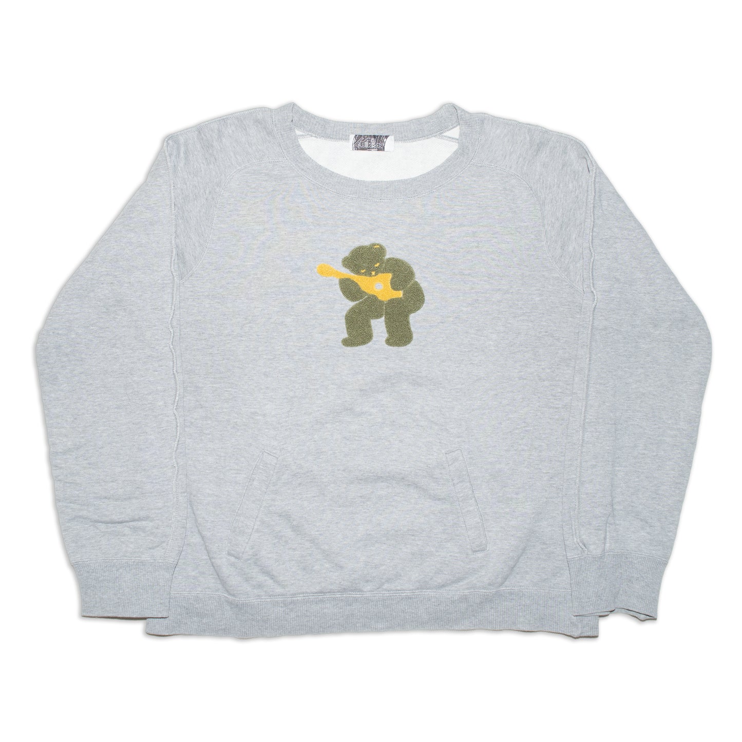 1998s "Bear playing guitar" sweat shirt