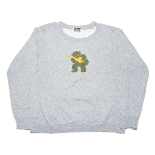 1998s "Bear playing guitar" sweat shirt