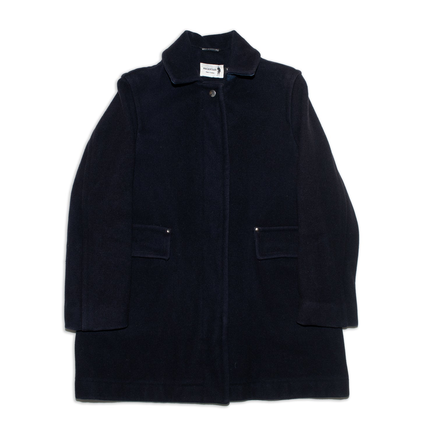 late1980−90s A-line silhouette transformation coat