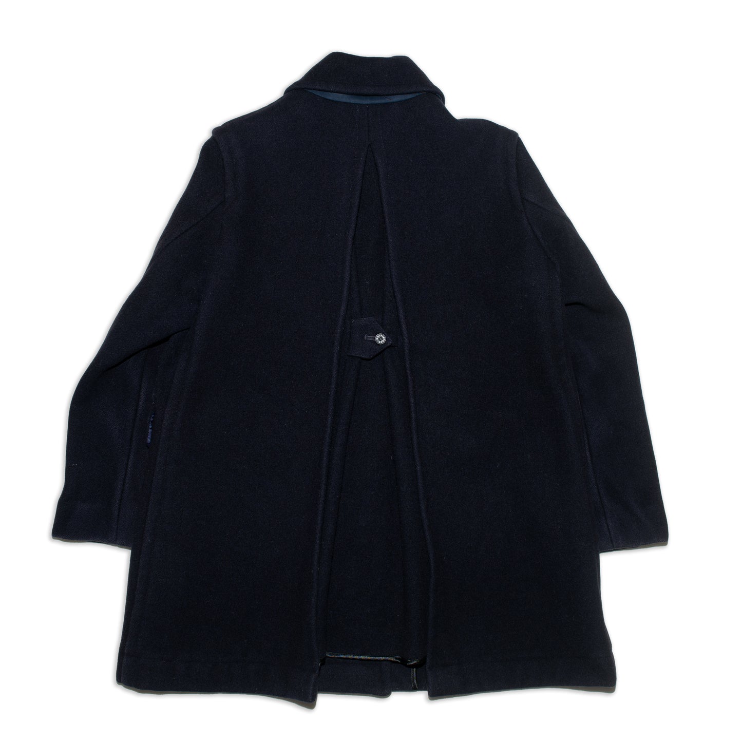 late1980−90s A-line silhouette transformation coat