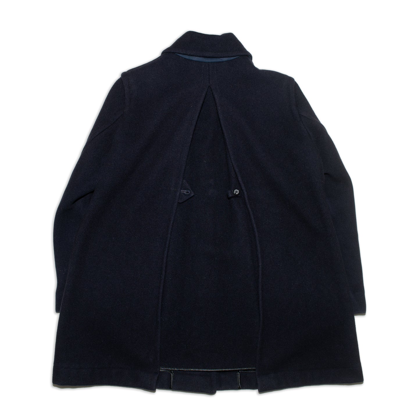 late1980−90s A-line silhouette transformation coat