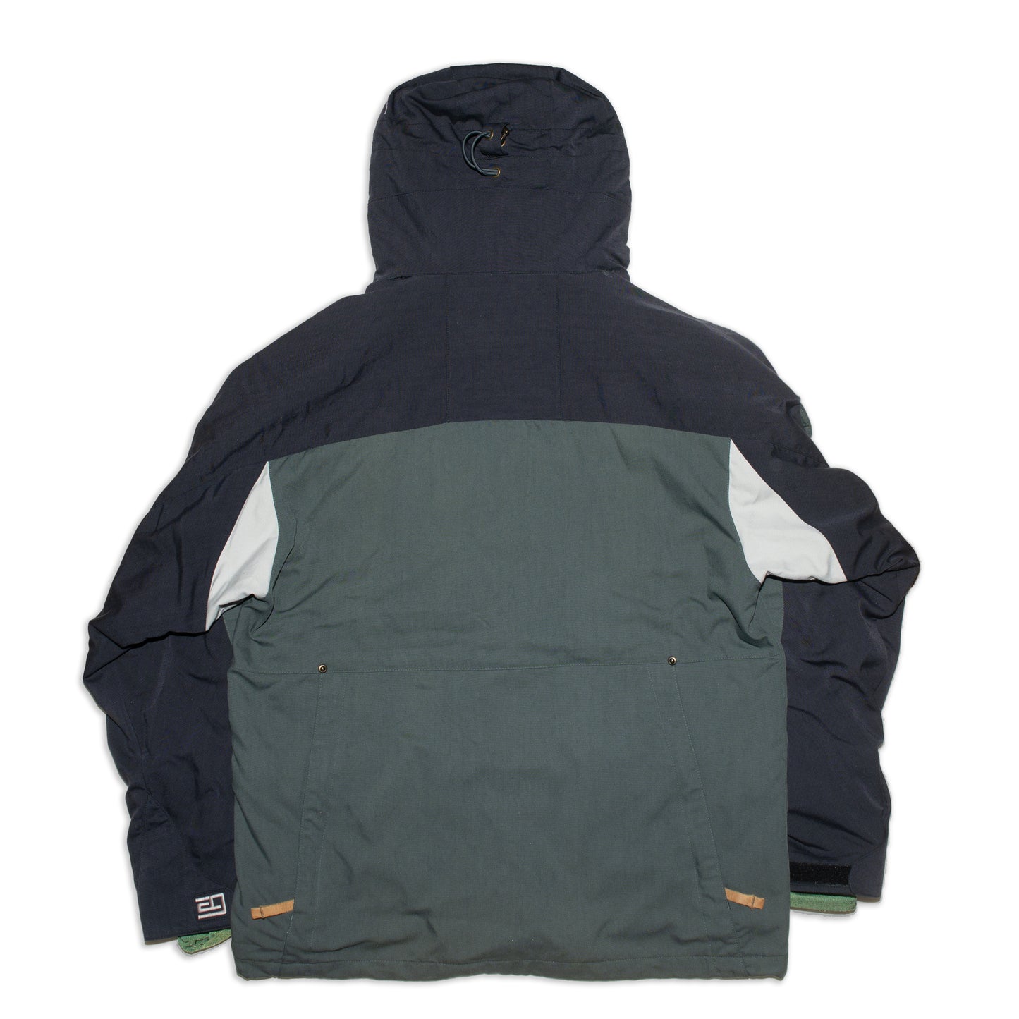 2001s Snow mountain jacket with graffic on food-side