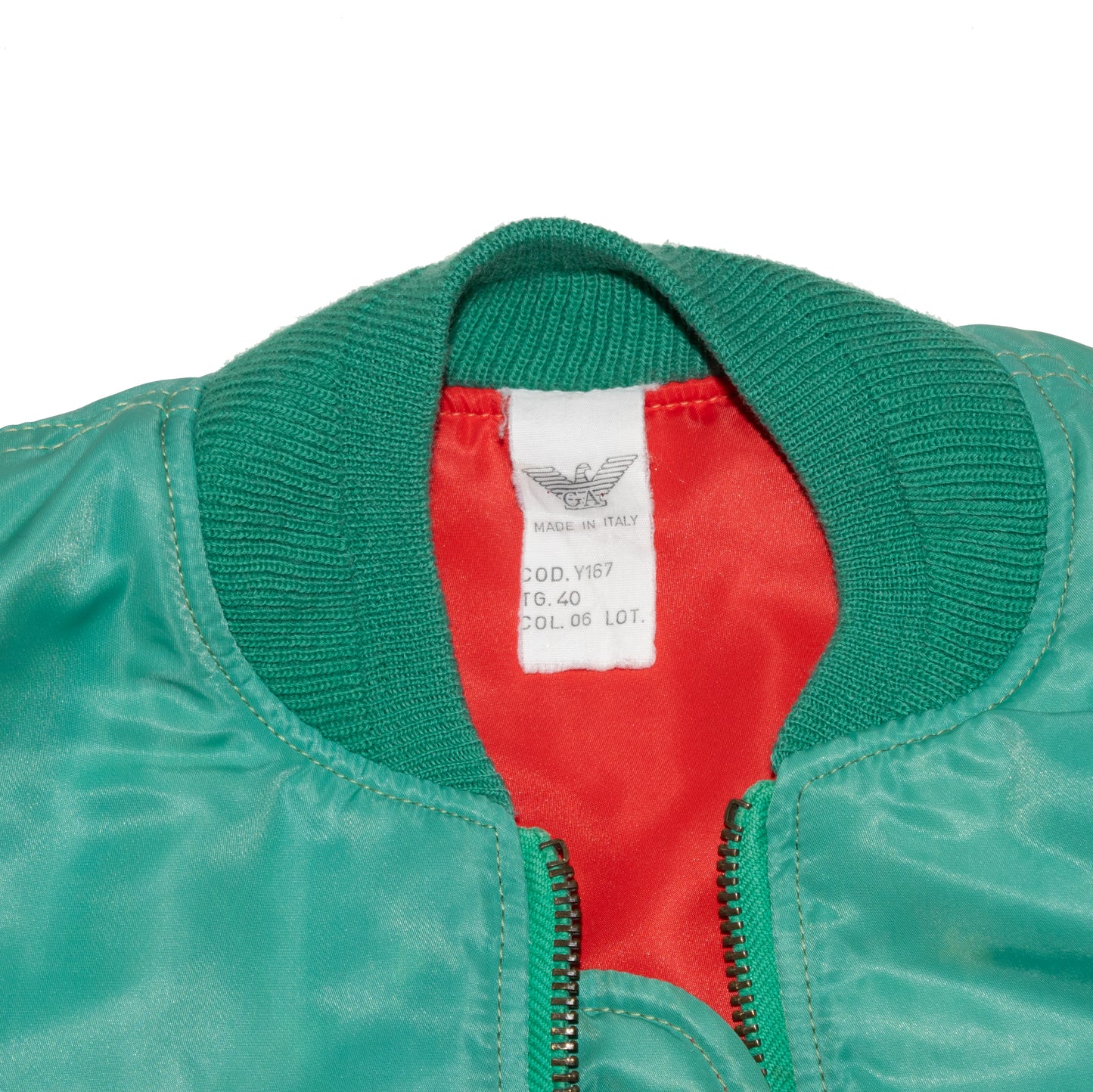 1980s Reversible nylon puffy bomber jacket