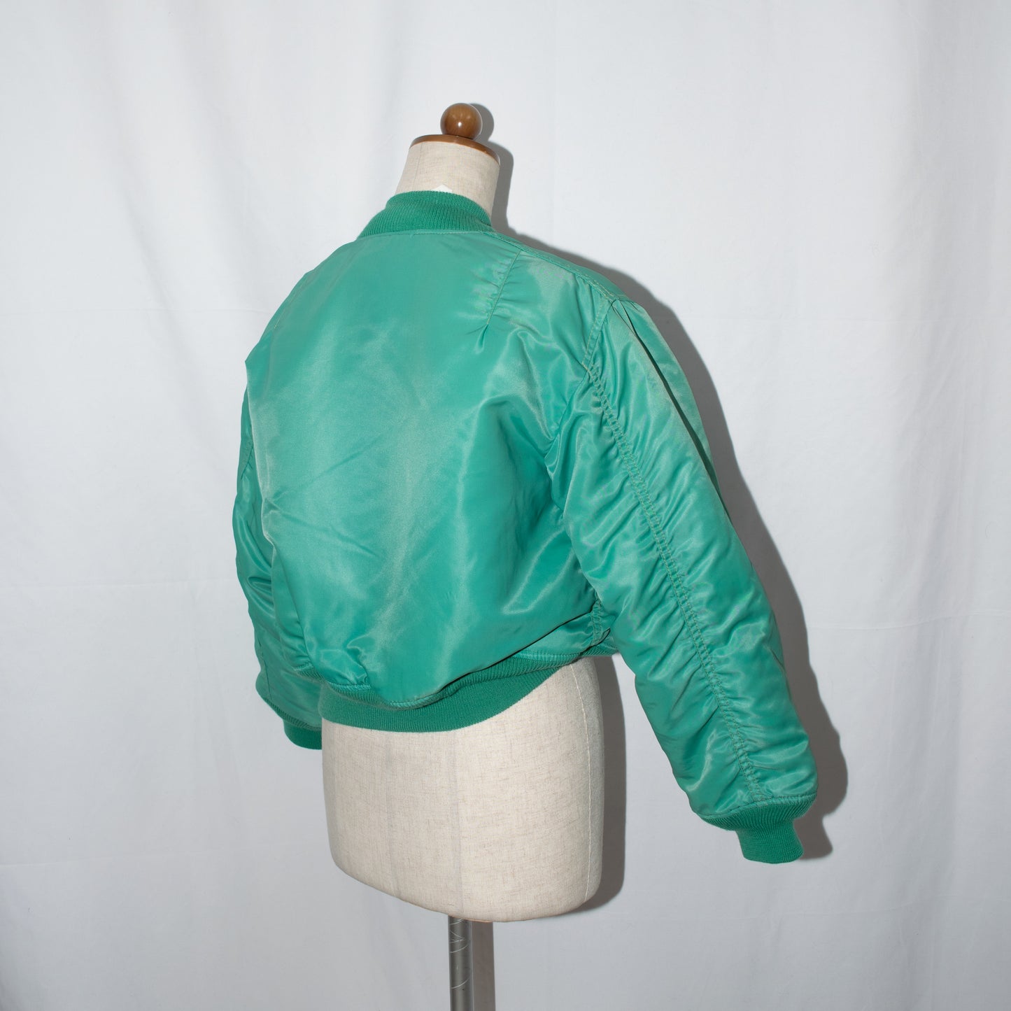 1980s Reversible nylon puffy bomber jacket