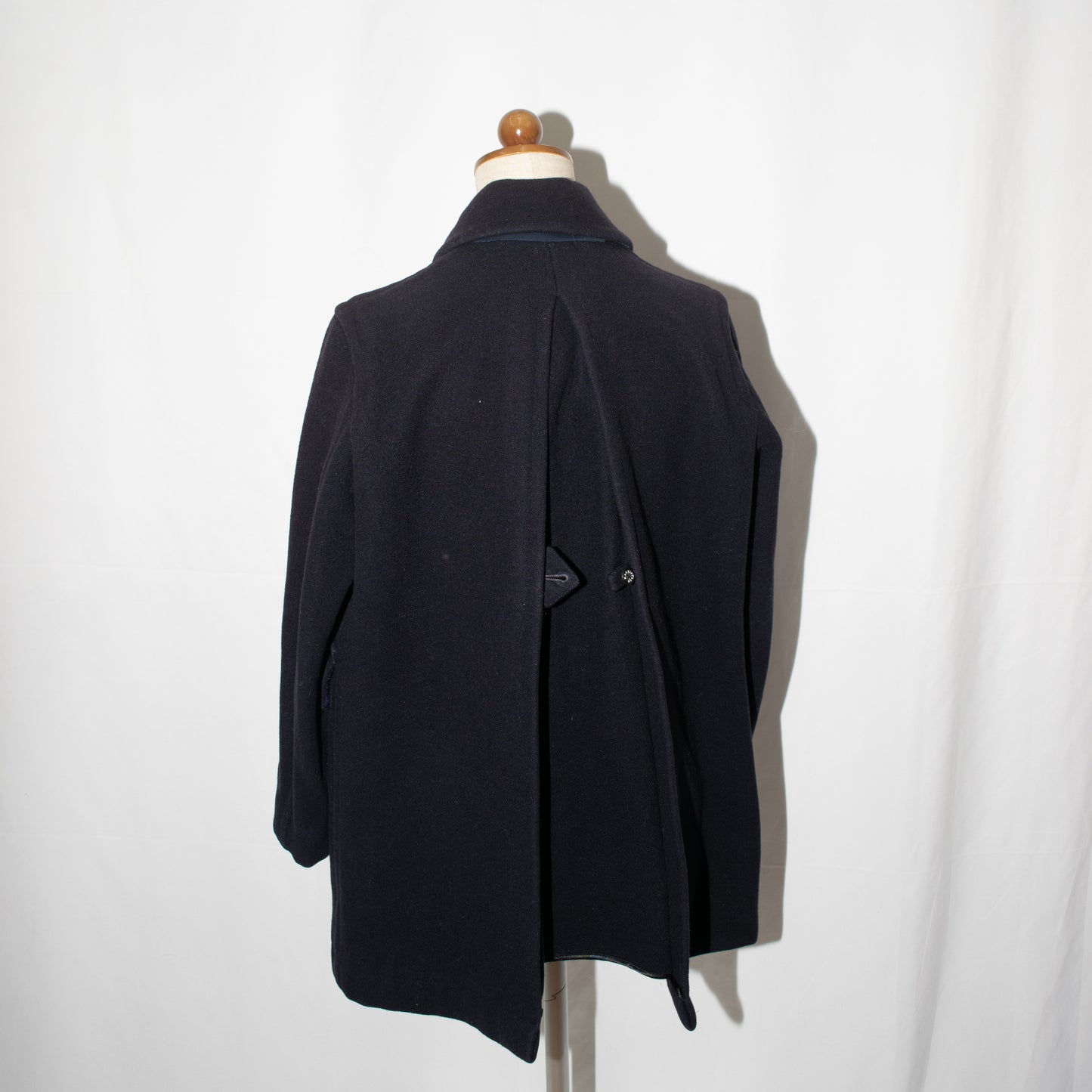 late1980−90s A-line silhouette transformation coat