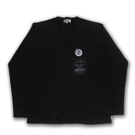 1998A/W "PRESENT JET CITY" long-sleeved live-staff sweat shirt