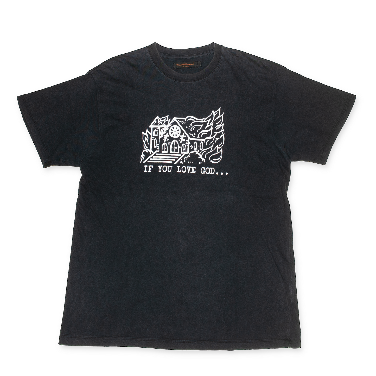 2002a/w魔女期 "IF TOU LOVE GOD..." T-shirt