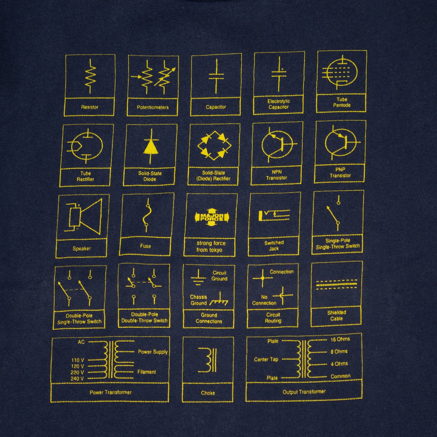 Electrical symbol graphic T-shirt