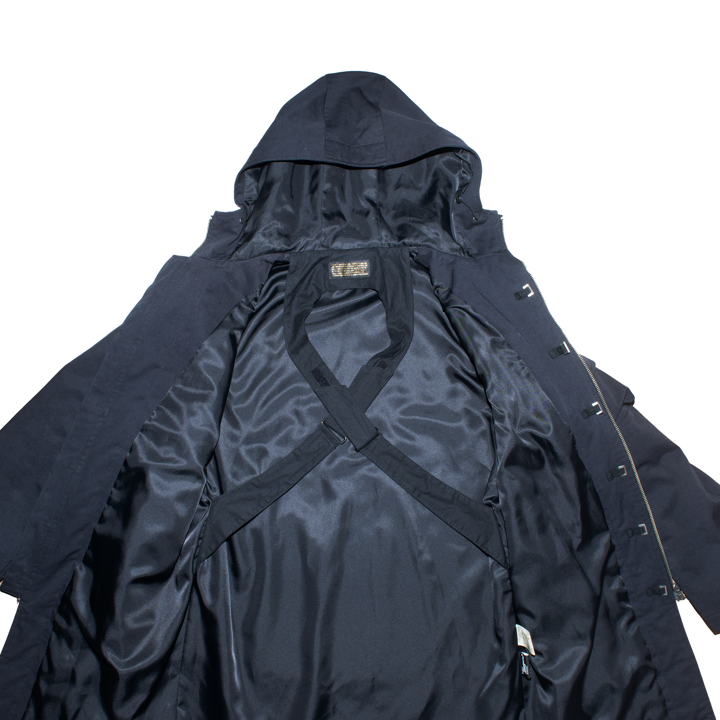 Detachable technical parachute coat