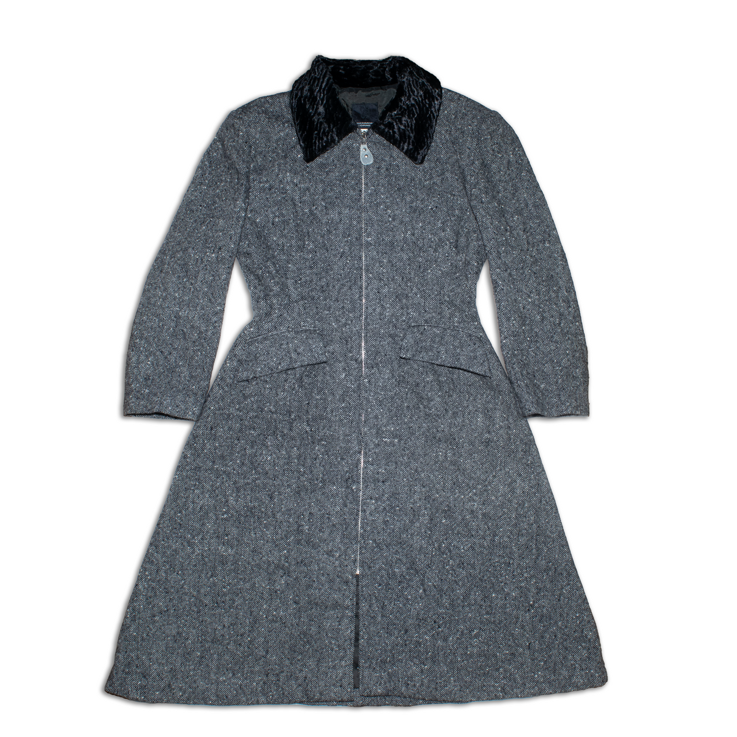 Wool dress coat