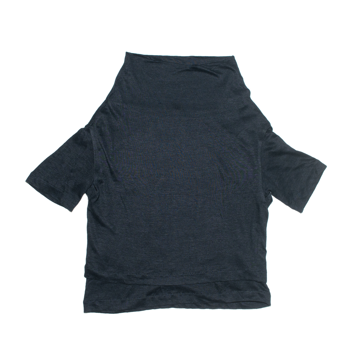 Layered shortsleeved linen knit