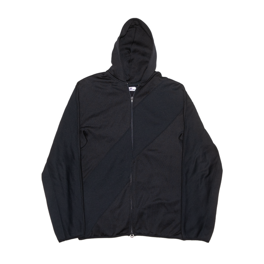 1999s Zip-up parka with diagonal line