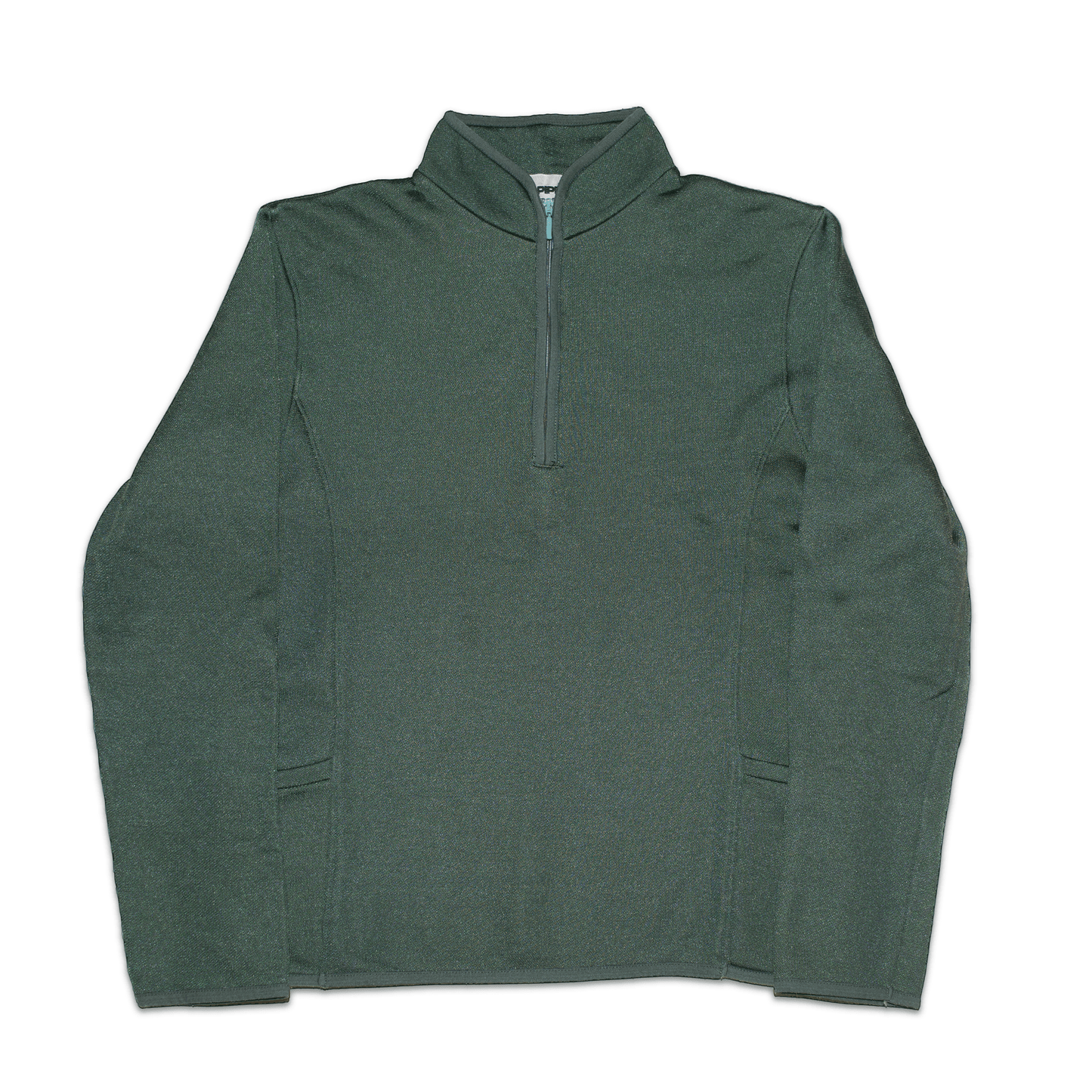 1990s Half-zip sweater with side pockets