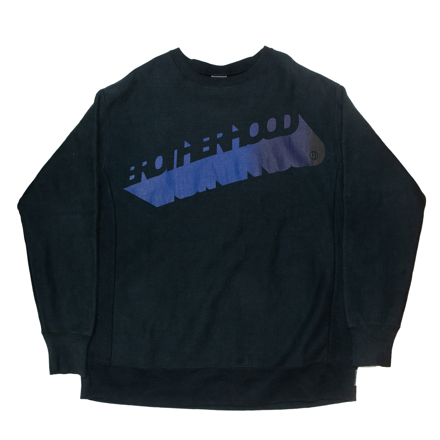 Gradation logo sweat shirt