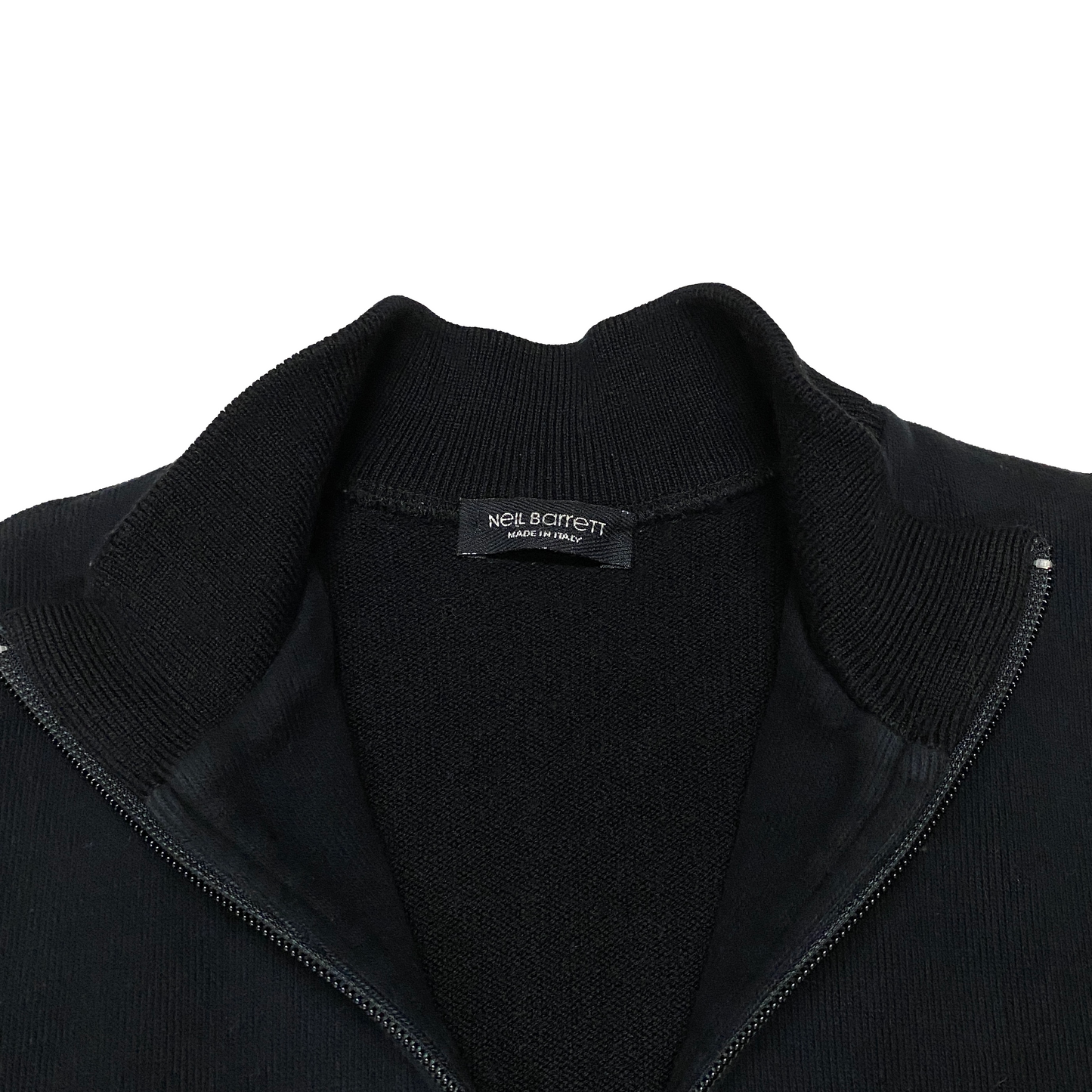 Hybrid mid-neck Knit