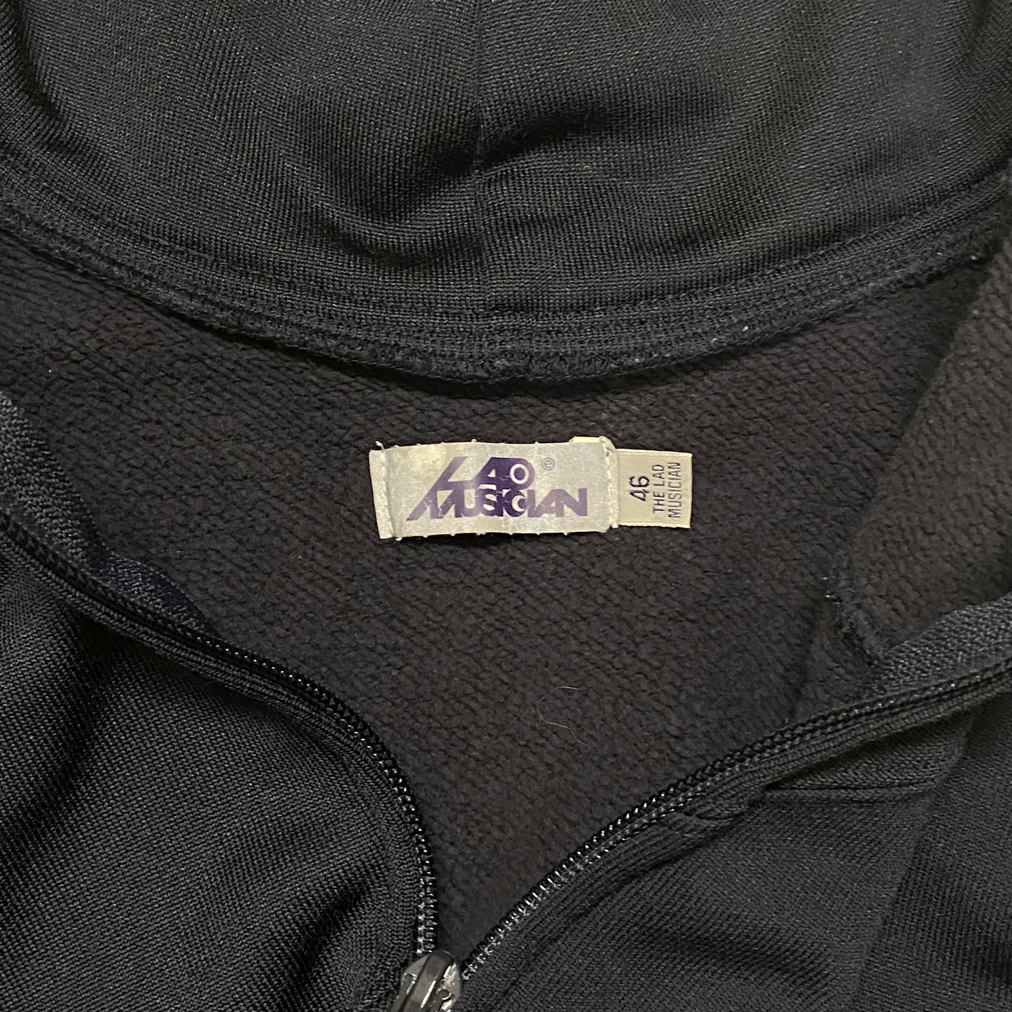 1999s Zip-up parka with diagonal line