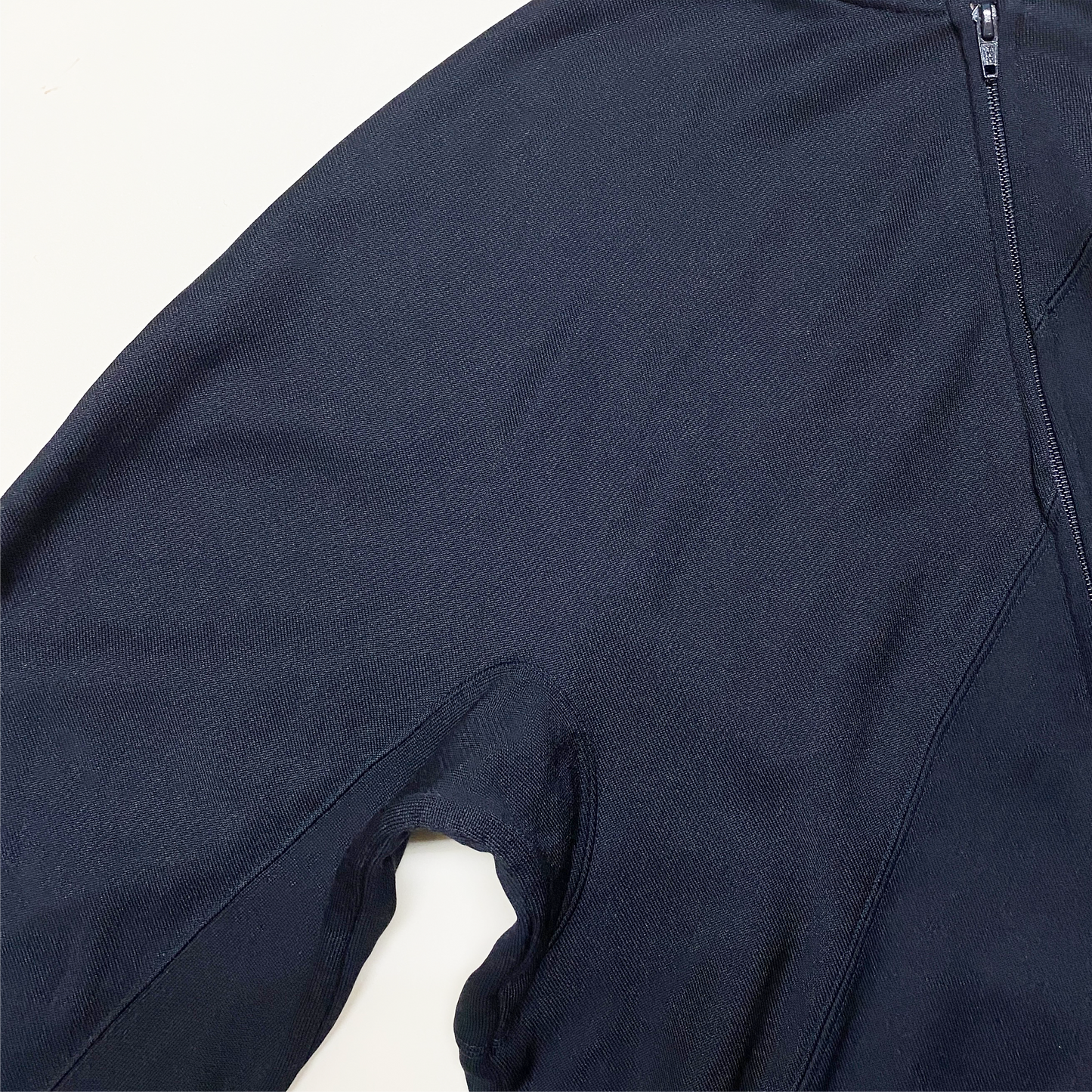 1999s Zip-up parka with diagonal line